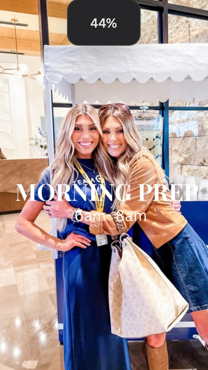 Instagram post by @jennyreimold for Bluemercury. Caption reads: Started the day at LTK Con with my Bluemercury....