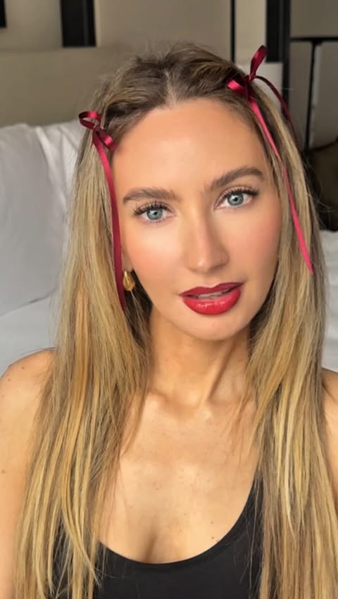 Instagram post by @taytayjean for BEAUTY PIE. Caption reads: GRWM & @beautypie ❤️🍒 This is my new favorite....