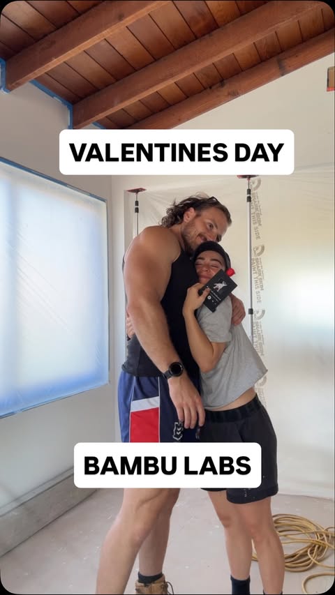 Instagram post by @renoclubb for Bambu Lab. Caption reads: [...] best gifts aren’t bought, they’re made....