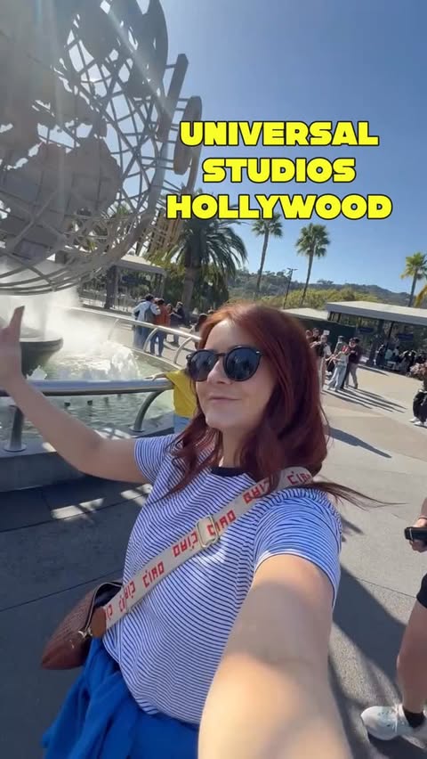 Instagram post by @ijustwannachat for Universal Studios Hollywood. Caption reads: We had the BEST time at @unistudios Hollywood and....