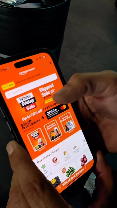 Instagram post by @coach.remo for Amazon AE. Caption reads: Don’t miss out on Amazon Now! 50% off the first 3....