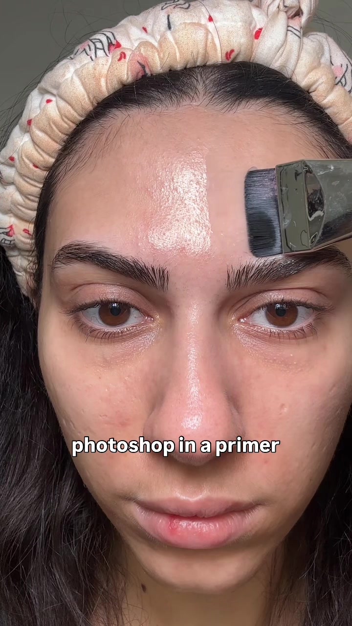 TikTok post by @beautybyminks for Grown Alchemist. Caption reads: the best blurring primer, and applied with this....