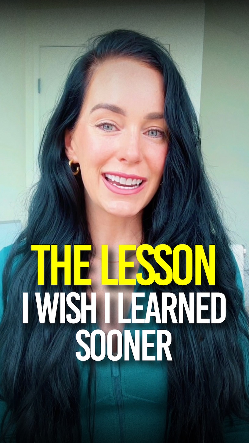 Instagram post by @emilyhayden for Marek Health. Caption reads: The Lesson I Wish I Learned Sooner..