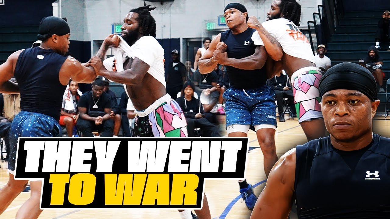 YouTube post by @OFFTHEDRIBBLETV for PrizePicks. Caption reads: Detroit Made Sure Nesco Had A PHYSICAL 1V1!.