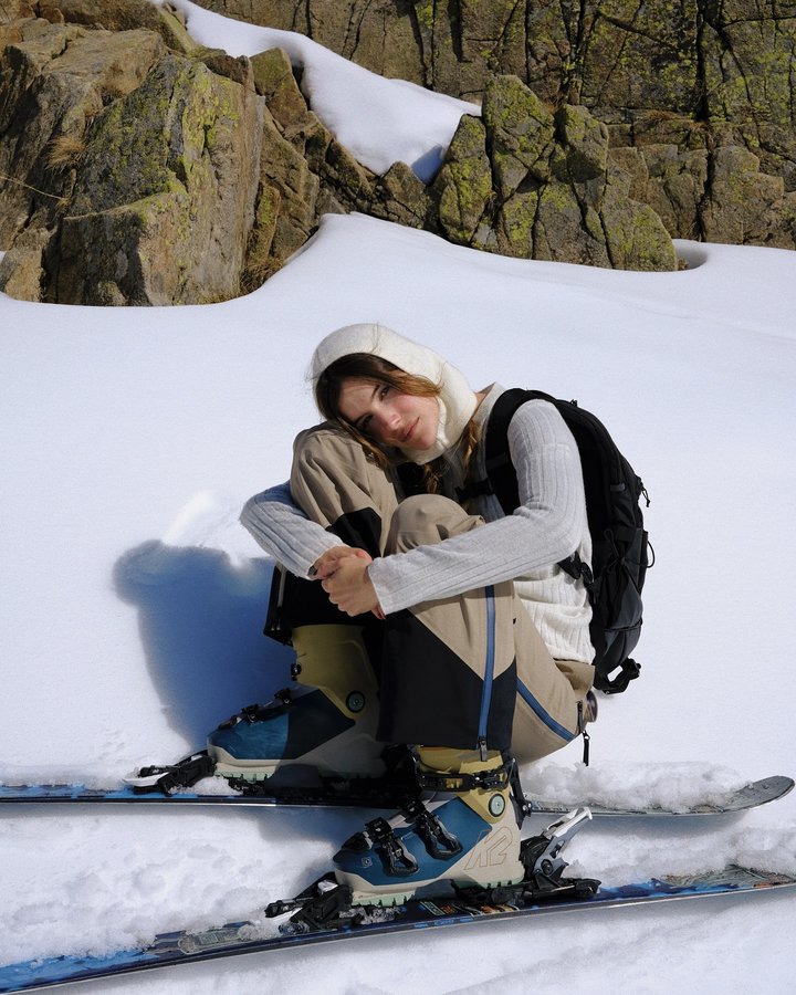 Instagram post by @irimatic for Issey Miyake Parfums. Caption reads: Ad | A cold winter morning surrounded by nature —....
