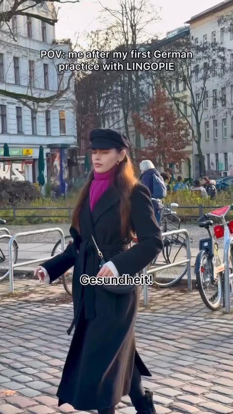 Instagram post by @popochino__ for Lingopie. Caption reads: [...] your favorite movies and series with....