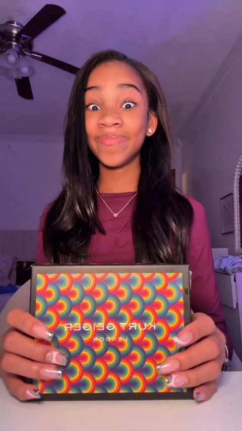 Instagram post by @missmadison.rae for Kurt Geiger. Caption reads: EEE!!✨😍 i’m soo obsessed like @KURT GEIGER u know....