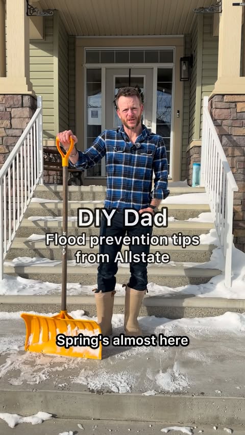 Instagram post by @ownitdad for Allstate. Caption reads: [...] the link in bio to learn more! #ad....