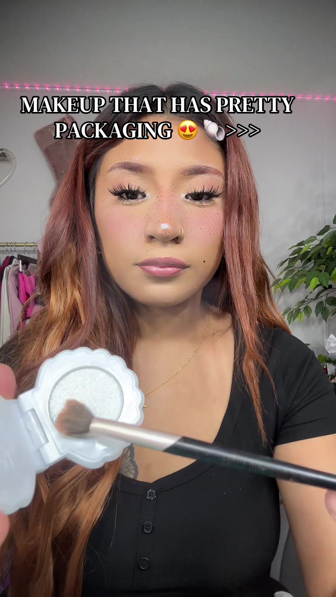 TikTok post by @its.nikkiiduh for Flower Knows. Caption reads: [...] highlight from @Flower Knows Makeup.