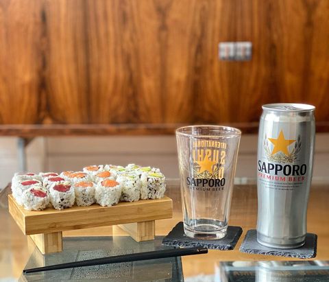 Instagram post by @thesushiguide for Zagat. Caption reads: GIVEAWAY TIME 🎁🍣🎁
.
We are so excited to....