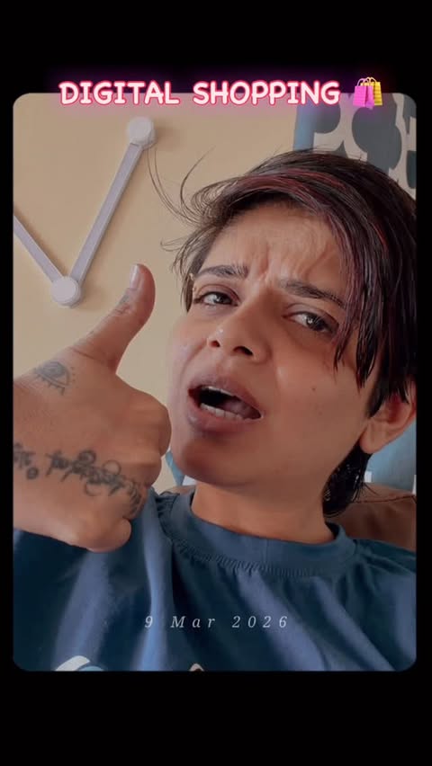 Instagram post by @astroonidhiivarmaa for Croma. Caption reads: ✅#digitalshopping @croma.retail 🧑🏻‍💼#review.