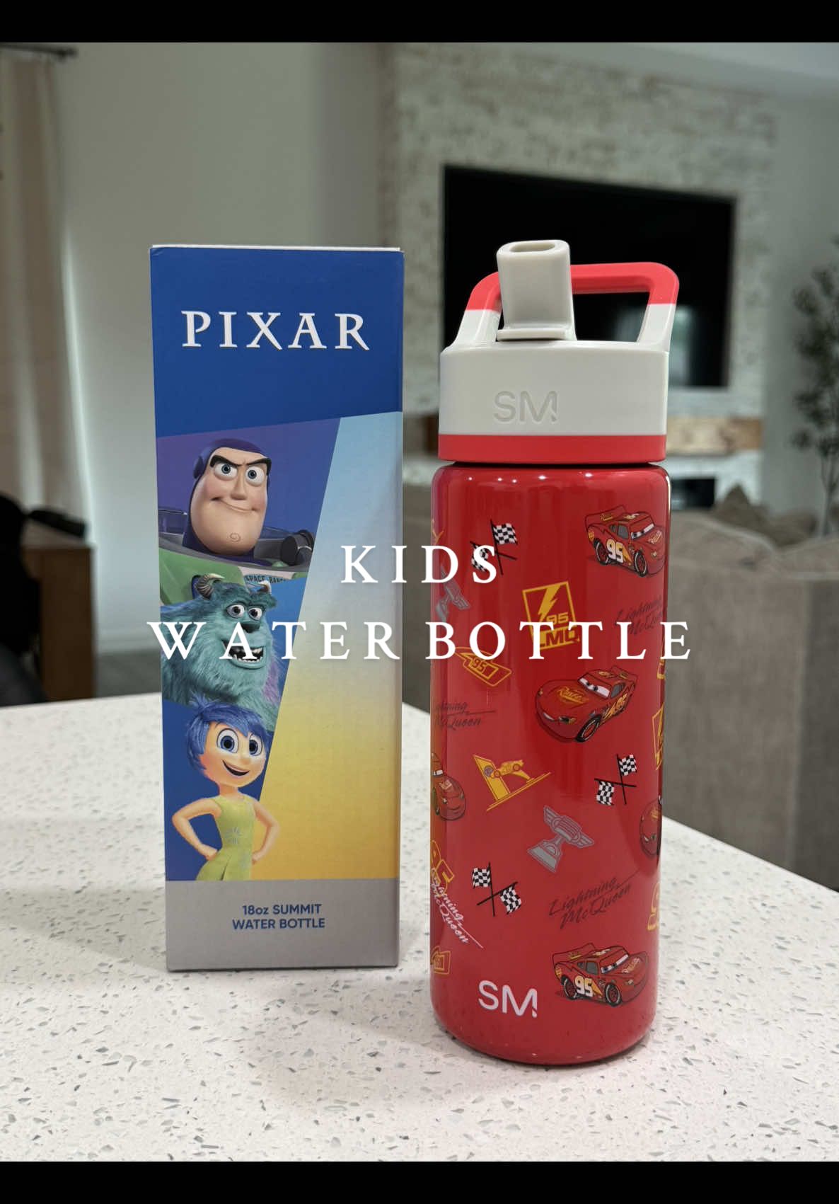 TikTok post by @rossflst for Simple Modern. Caption reads: [...] the car mommas⚡️🚘 🏁 #waterbottle....