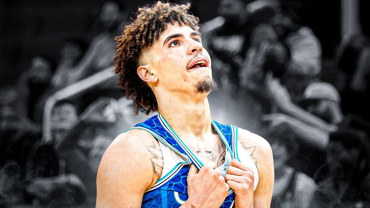 YouTube post by @DavidGCasas for Imgur. Caption reads: LaMelo Ball's Big PROBLEM 😶‍🌫️.