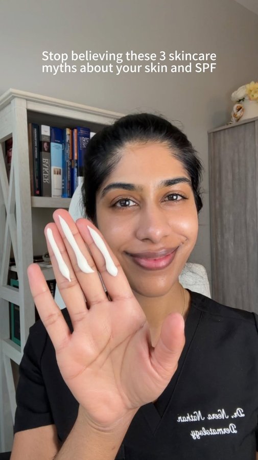 Instagram post by @dermatologysurgeon for Andalou Naturals. Caption reads: @andalounaturals Age Defying Ultra Sheer Daily....