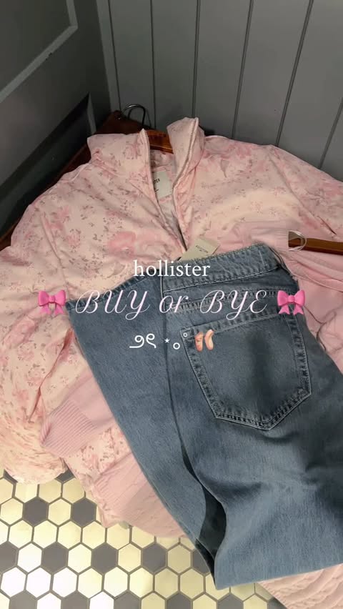 Instagram post by @xo.fatis for hollister. Caption reads: you’ll always find me in a hollister fitting room....