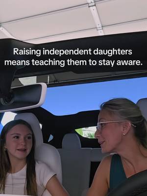 TikTok post by @momvsteenofficial for She’s Birdie. Caption reads: [...] can teach them to be prepared. 🛡️ @She’s....
