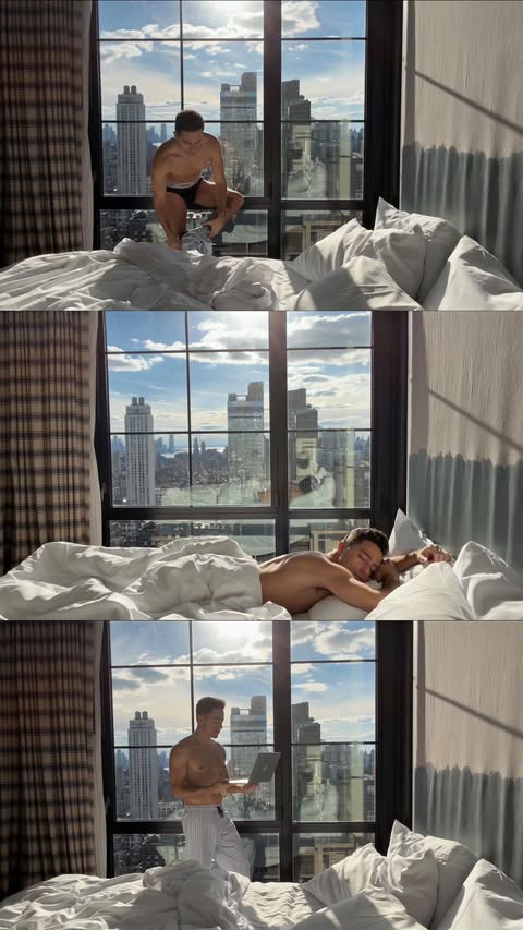 Instagram post by @ale_magni for Moxy Hotels. Caption reads: [...] @moxychelsea 🇺🇸 #MoxyChelsea #MoxyHotels....