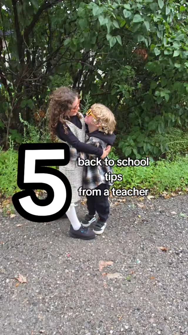 Instagram post by @canadiansconnect for Deuxpardeux. Caption reads: 5 tips for back to school 

1. Label everything.....