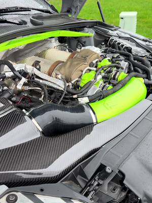 TikTok post by @dealswithpablo for Blackline Car Care. Caption reads: Thank you @Funk Motorsport @Spool Performance....