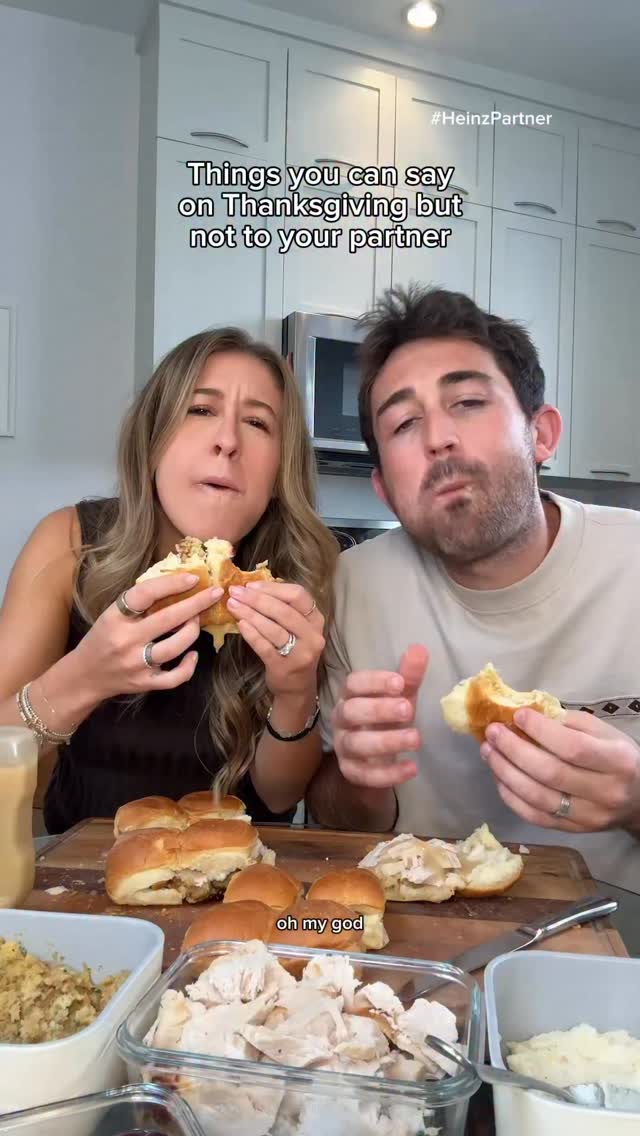 Instagram post by @aubreygavellowood for Heinz. Caption reads: #HeinzPartner Having a little leftover competition....