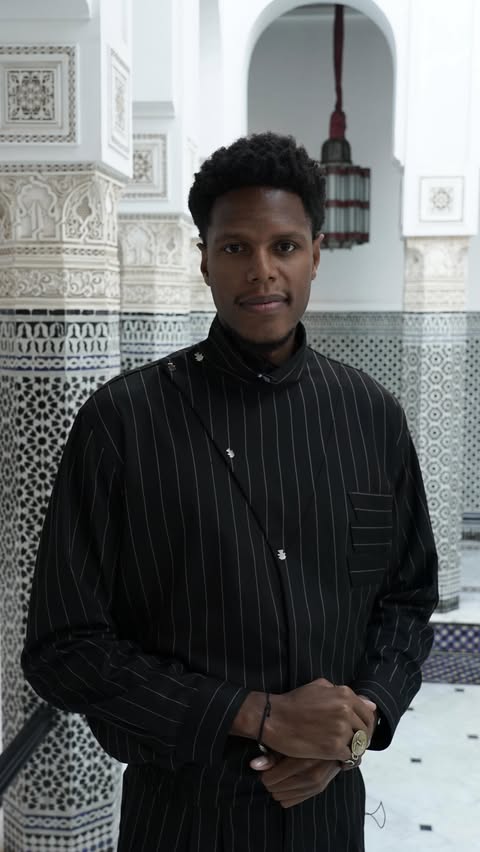 Instagram post by @elladjlincy for Audi. Caption reads: [...] 1-54 is proud to be partnering with Audi....