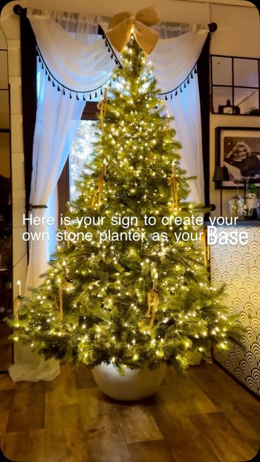 Instagram post by @jennifershomeinterior for Rust-Oleum. Caption reads: “My favorite Christmas tree yet, 2025 edition🥰

I....