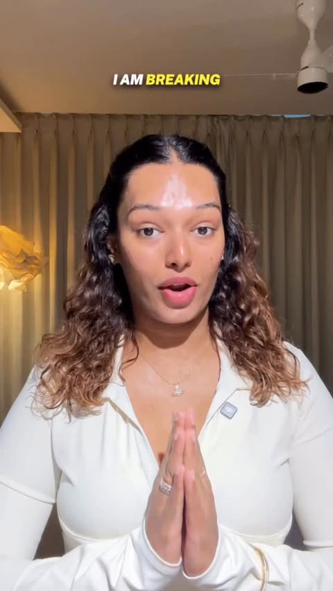 Instagram post by @sarahsaroshh for Novology. Caption reads: [...] skin’s seen it all. But going back to....