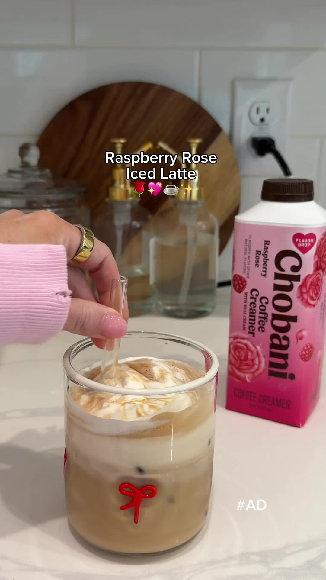 TikTok post by @jenglufling for LTK. Caption reads: [...] #chobanicreamer #targetpartner @LTK.