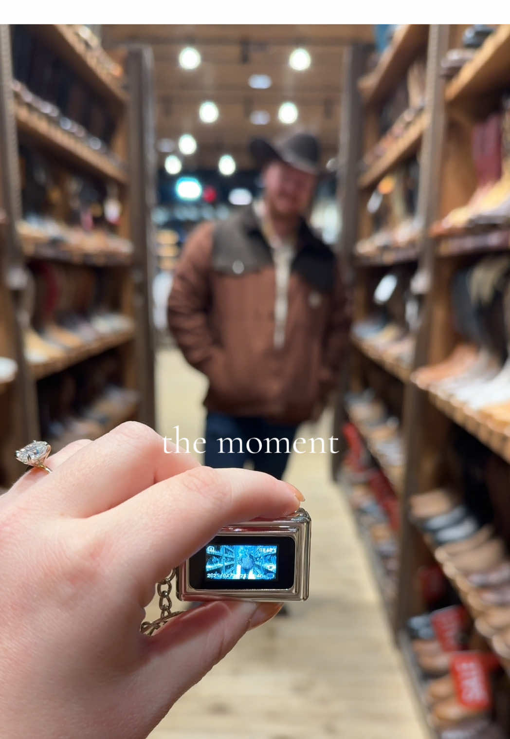 TikTok post by @em__hopeee for Fitpolo. Caption reads: the moment vs the photo featuring @HOTU US camera!....