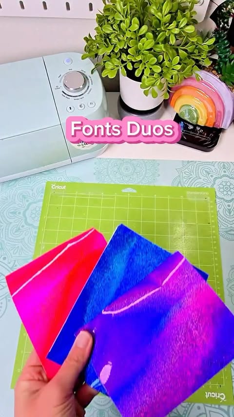 Instagram post by @colescraftingcorner for Creative Fabrica. Caption reads: Level up your typography! 🚀 We’ve got 3 gorgeous....