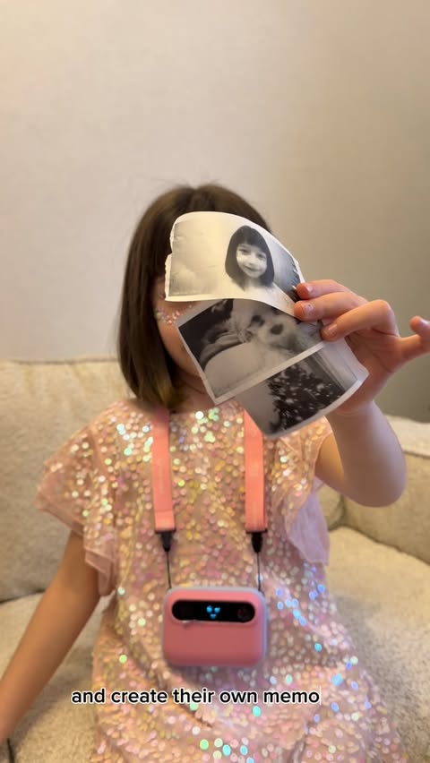 Instagram post by @pilpani.mariami for myFirst. Caption reads: myFirst Camera Insta 20 | Thermal Printing [...].