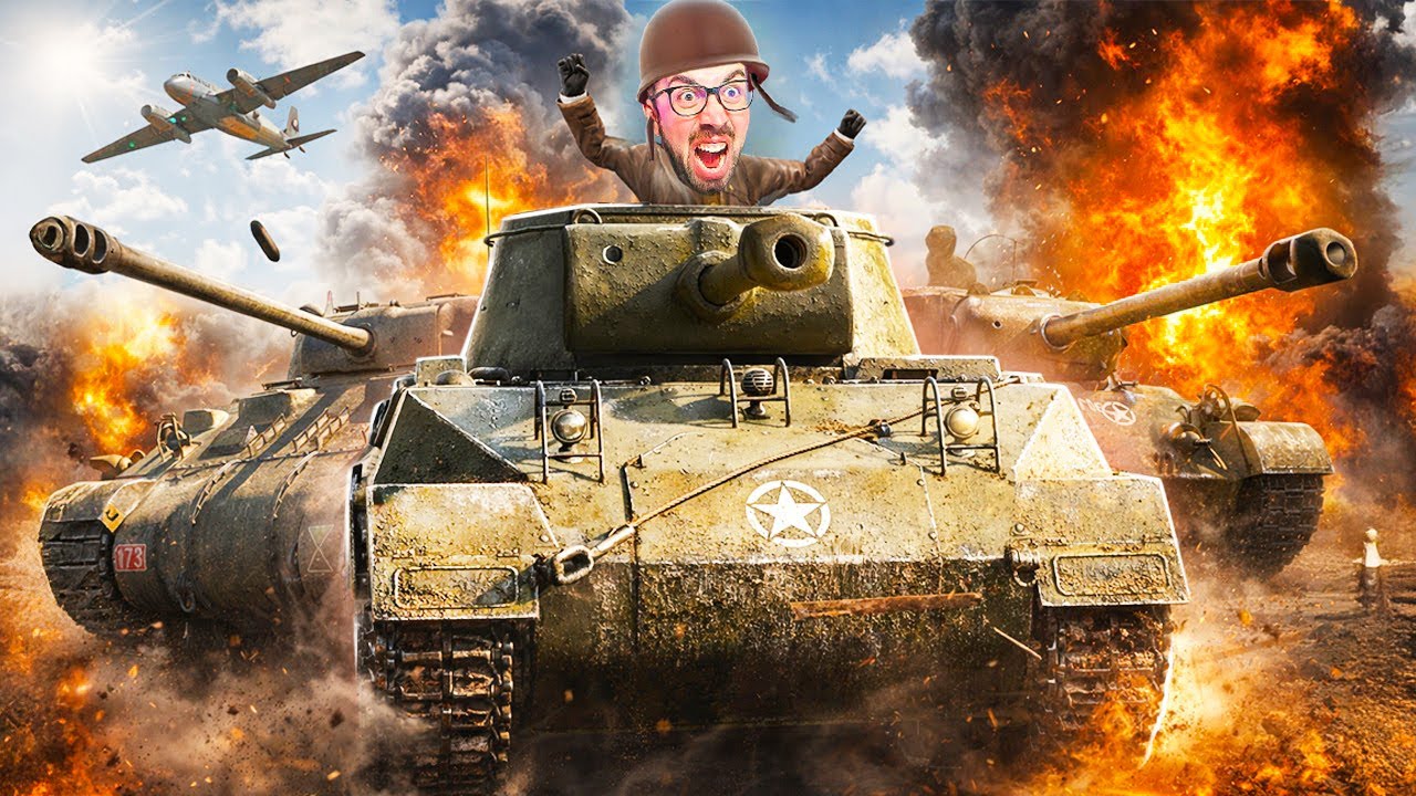 YouTube post by @polman for Instant Gaming. Caption reads: COMO SER EL MEJOR CAPITÁN DE TANQUES 🤯 | World Of....