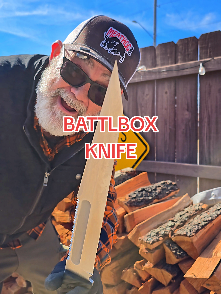 TikTok post by @meathogbbq for BattlBox. Caption reads: [...] #manstuff #tiktokshopstockup @BattlBox.