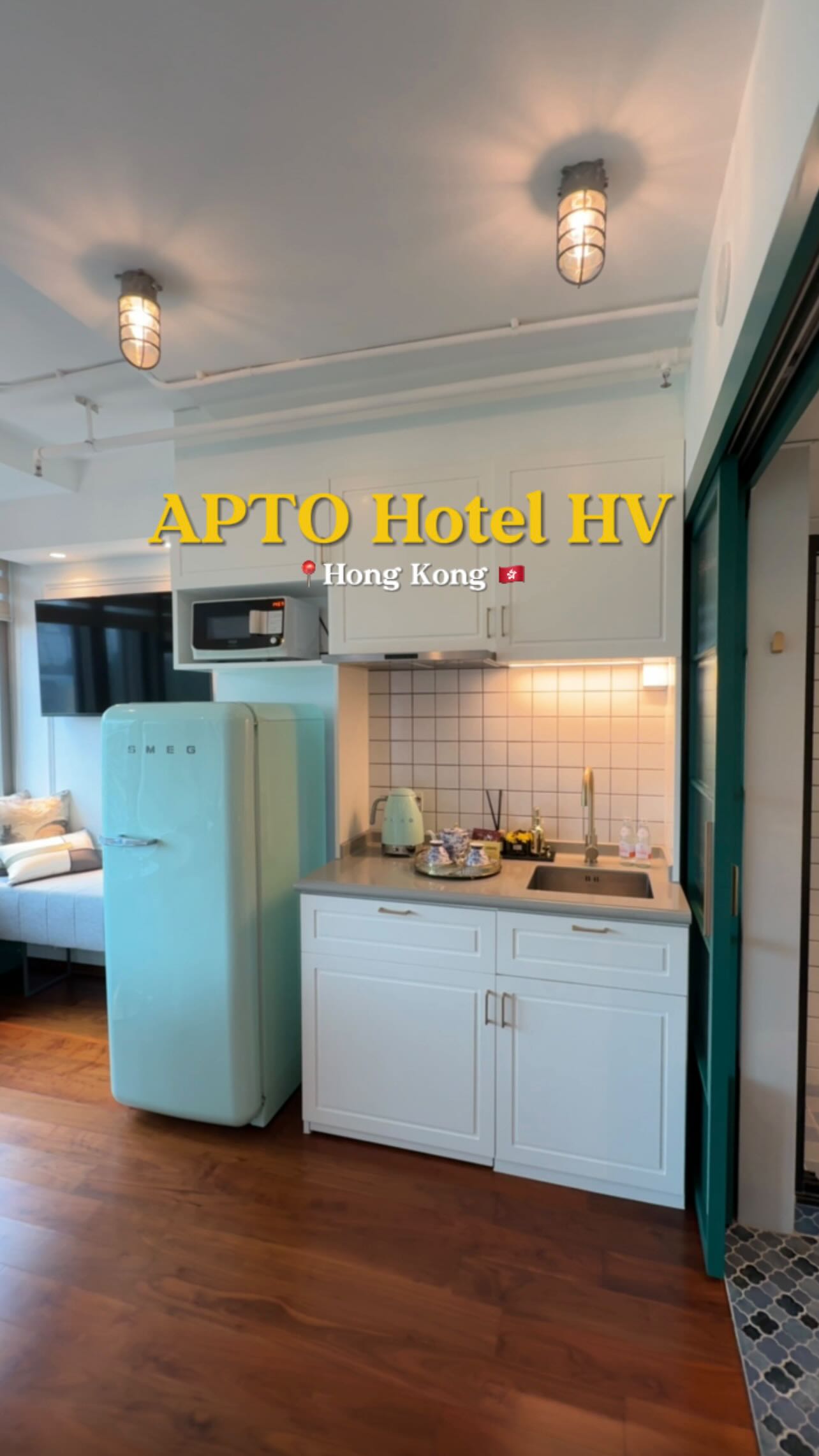 Instagram post by @martintannnn for Discover Hong Kong. Caption reads: Mematahkan stereotype hotel di hong kong itu....