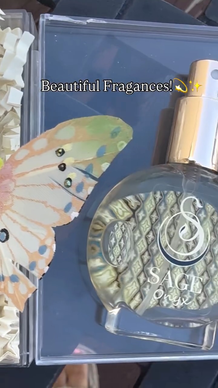 Instagram post by @beautyreviewsbygio for The Sage Lifestyle. Caption reads: [...] you some delicious fragrances from....
