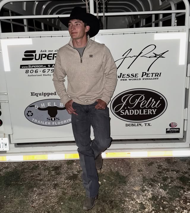 Instagram post by @jessepetri for Resistol. Caption reads: [...] from head to toe with @cinchjeans &....