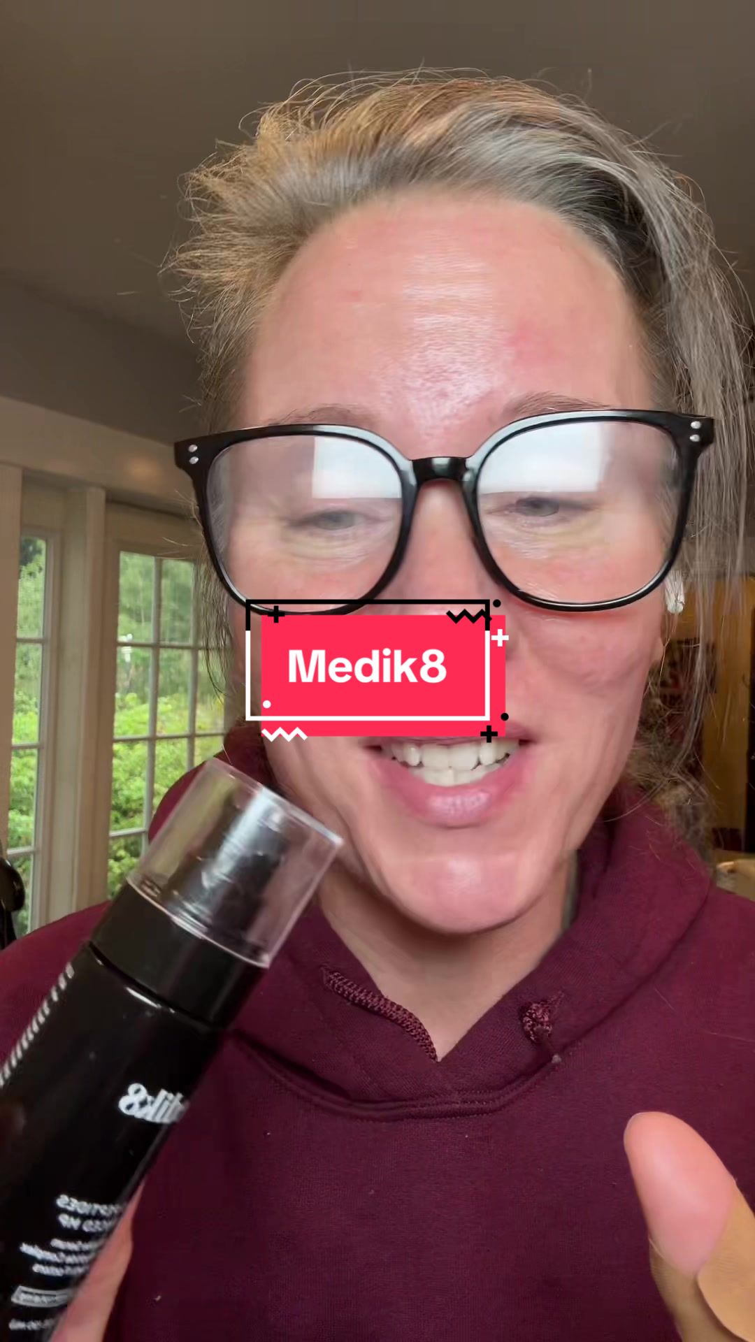 TikTok post by @sydney_wellnessjourney for Medik8. Caption reads: @Medik8 US.