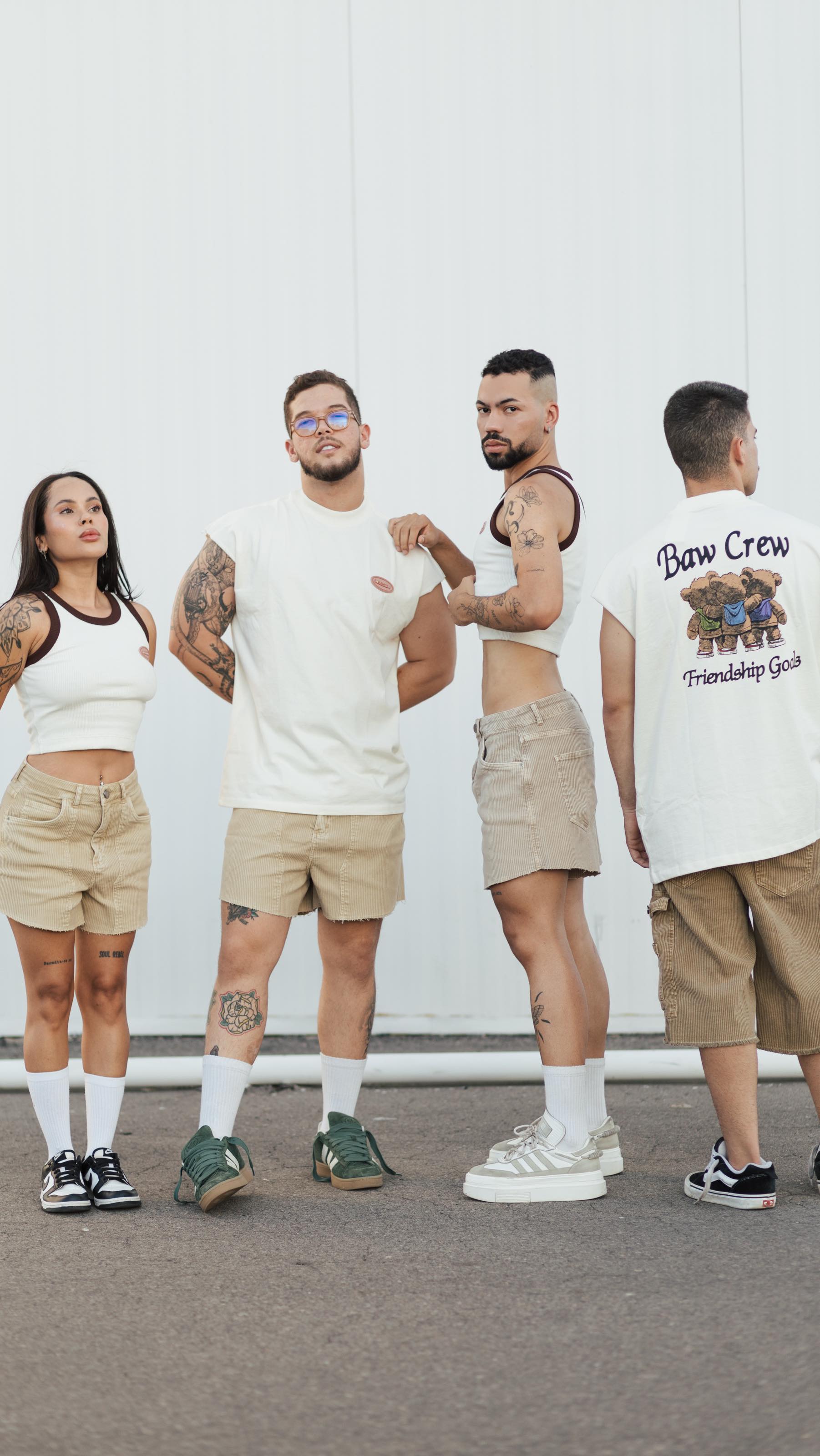 Instagram post by @mmarquesvi for BAW CLOTHING. Caption reads: Welcome @baw_official by Brilho de lua⚡️.