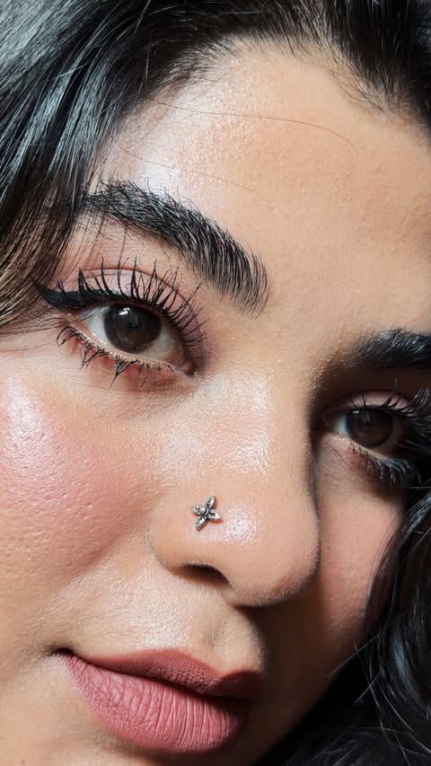 Instagram post by @riyamanoj for Lovechild. Caption reads: [...] to High Hopes Tubing Mascara from....
