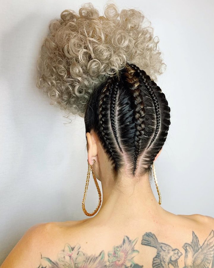 Instagram post by @pati.rodrigz for American Salon. Caption reads: When you collaborate beautiful things can be....