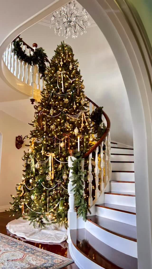 Instagram post by @_debmartin for Balsam Hill. Caption reads: Whilst we wait for the reveal of Christmas 2025....