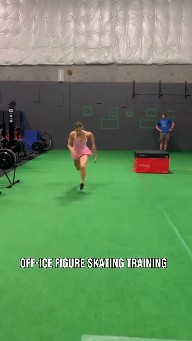 Instagram post by @icegirlash for Olympics. Caption reads: The grace you see on the rink begins here. 💖

📹:....