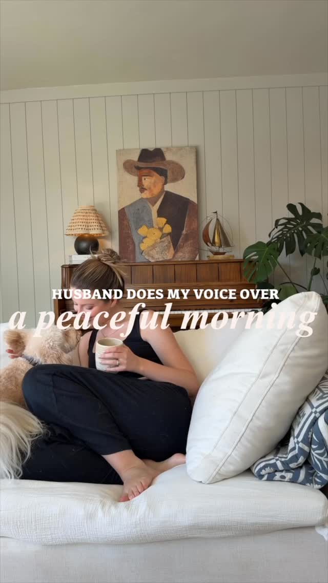 Instagram post by @michel.c.janse for Hatch. Caption reads: Husband does my voiceover - cozy peaceful Sunday....