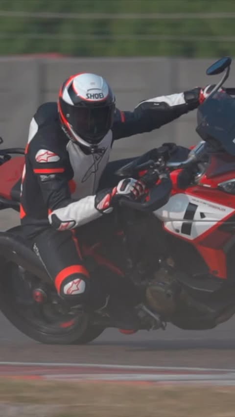 Instagram post by @iguru_crazy for Ducati. Caption reads: First time at #buddhinternationalcircuit #bic on....