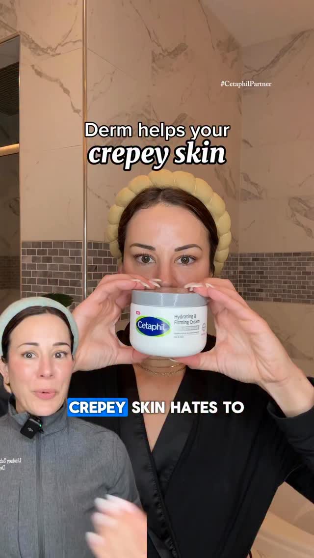 Instagram post by @dermguru for Cetaphil. Caption reads: #cetaphilpartner 
Firmer, more hydrated, smoother....
