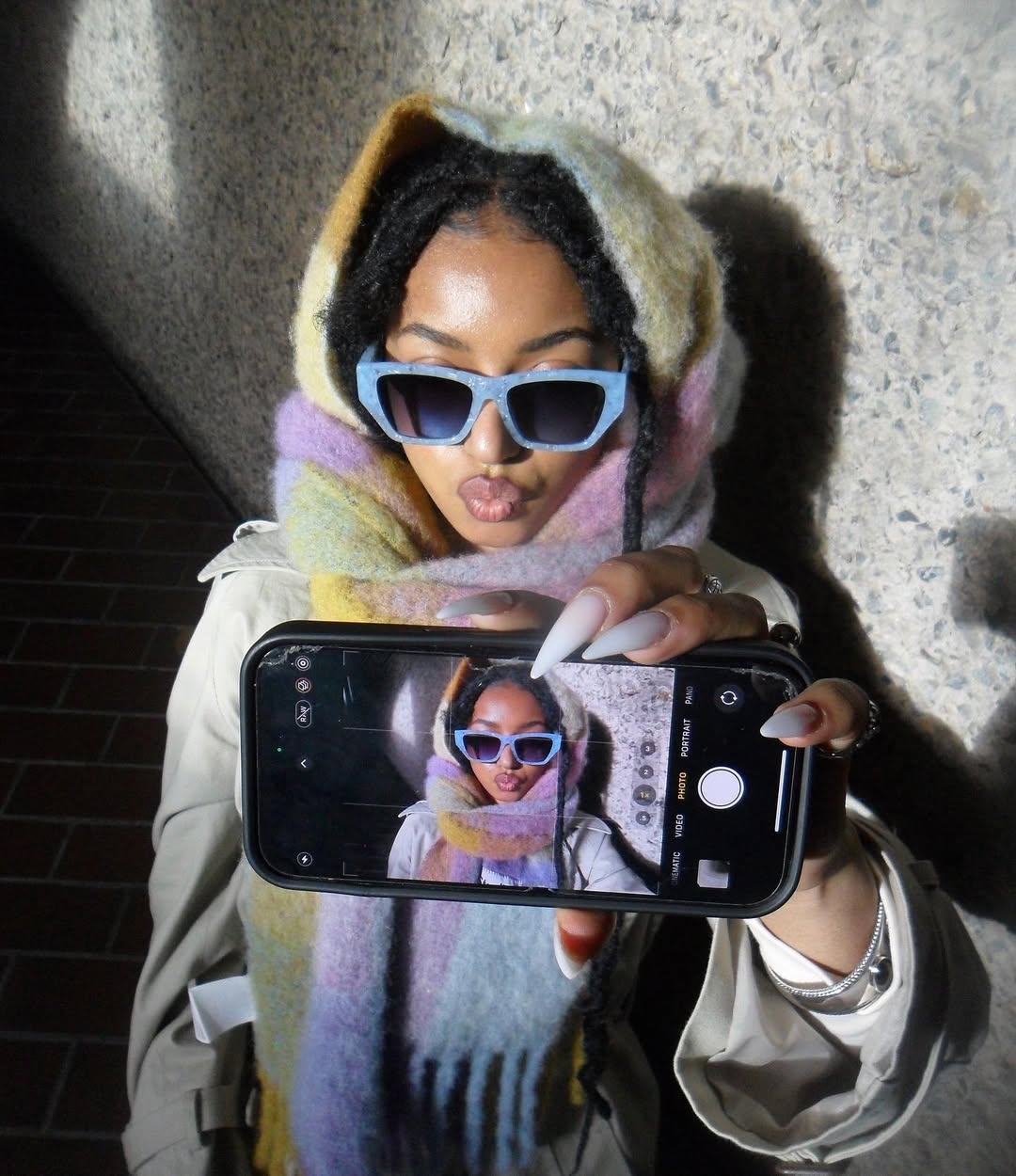 Instagram post by @lame.cobain for QUAY. Caption reads: undercover @quayaustralia #ad.