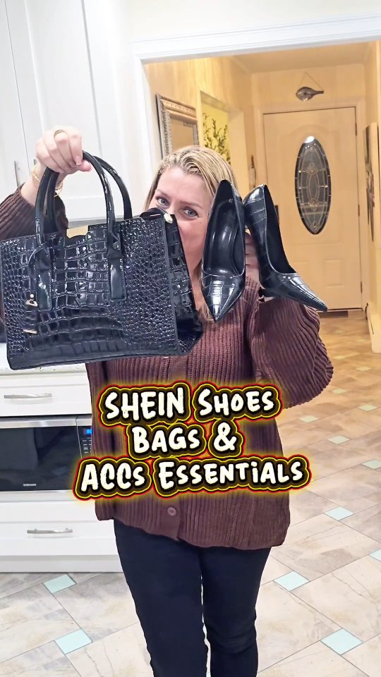 Instagram post by @didem_guneren_usa for Cuccoo. Caption reads: @sheinofficial @shein_us @cuccoofootwear 👠👜....