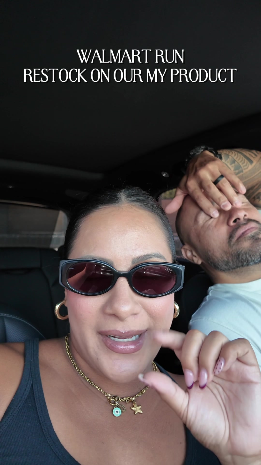 TikTok post by @ortizfamily275 for Lumineux. Caption reads: [...] teeth for your wife. Run to Walmart 😂....