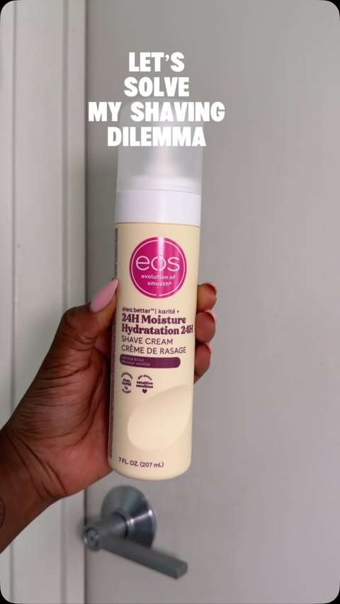 Instagram post by @danessyauguste for eos Products. Caption reads: [...] products I use. So I’m happy to have....