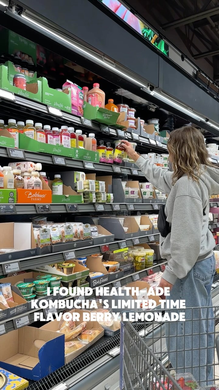 Instagram post by @lexbwellnessco for Health-Ade Kombucha. Caption reads: I found this delicious flavor of Health-Ade....